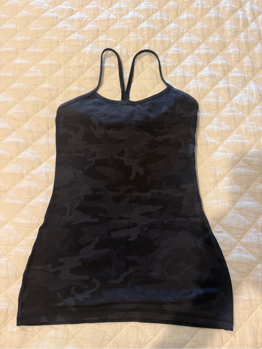Black Camo Racerback Tank